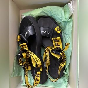 Off-White Exclusive Yellow Micro Trek Sandals